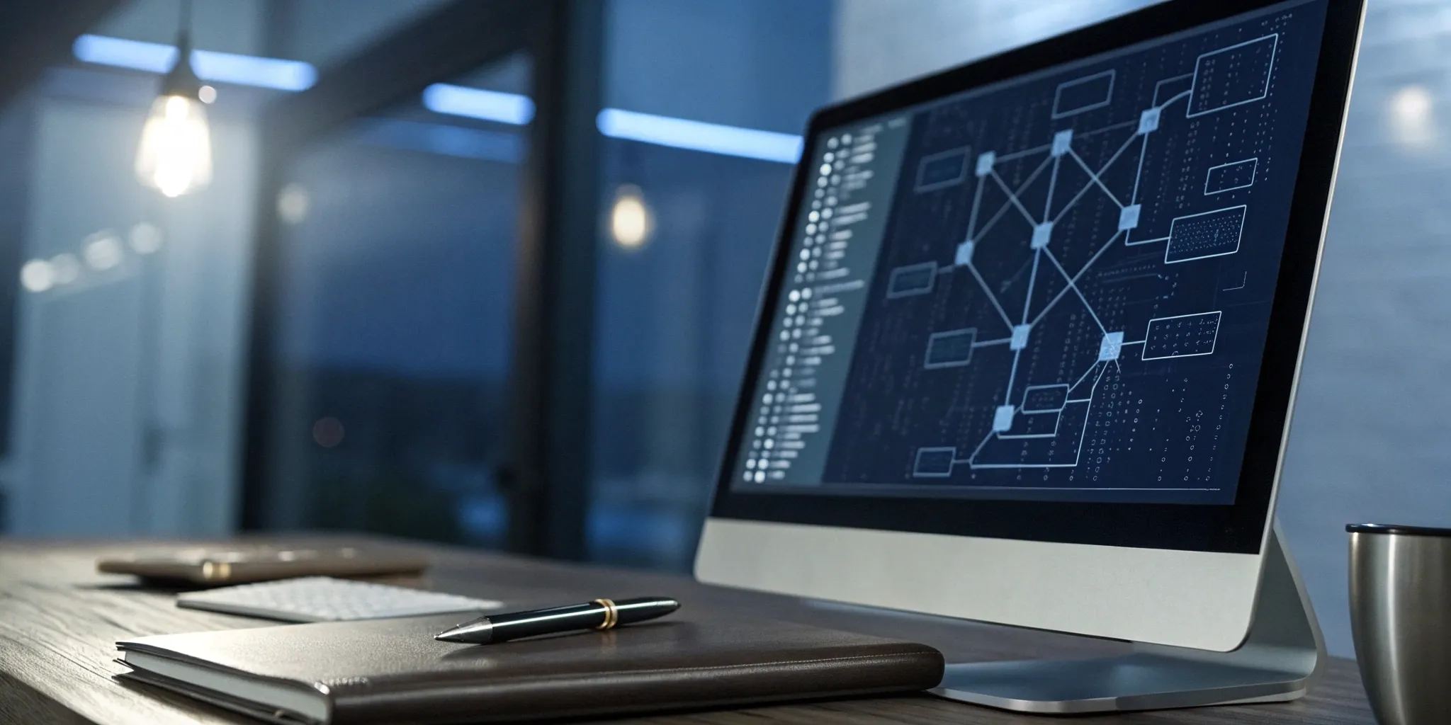 Investigation database software displayed on a computer.