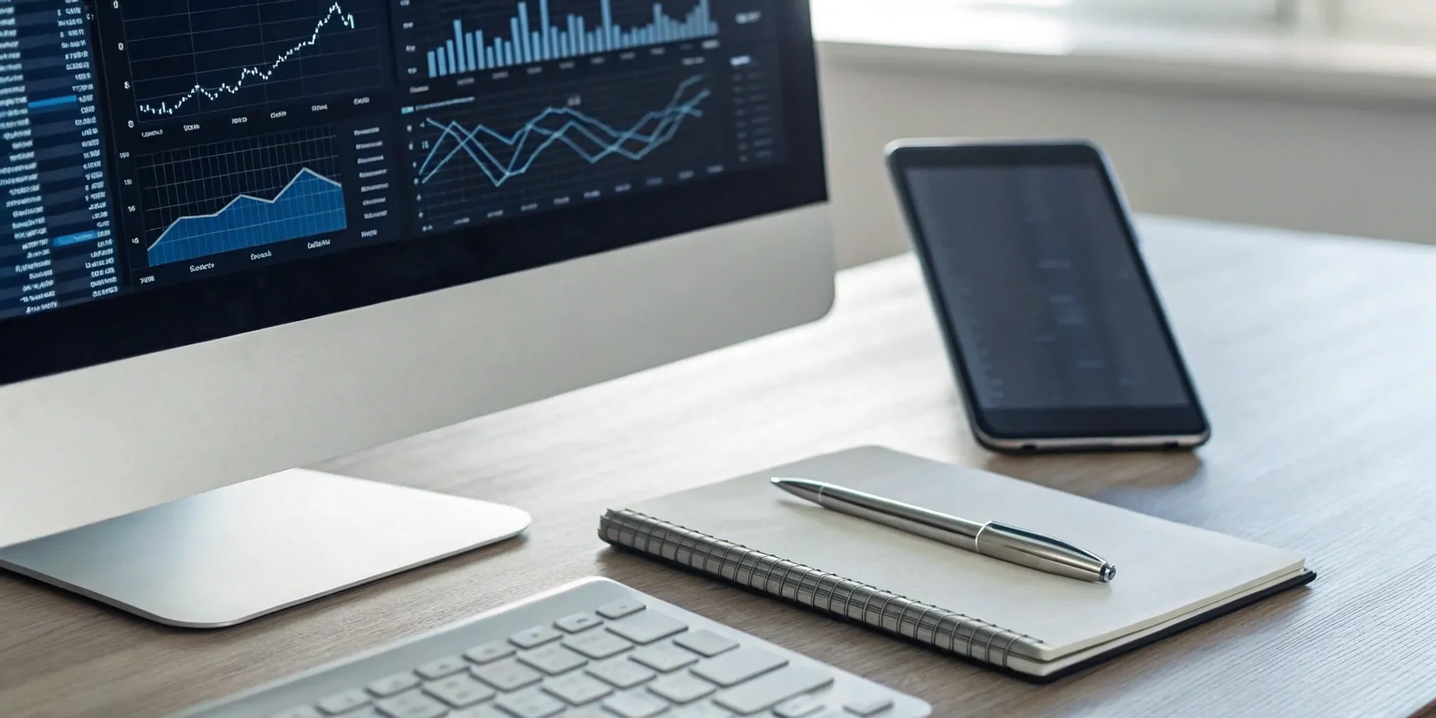 Investigation data management software on a computer screen with data charts and graphs.