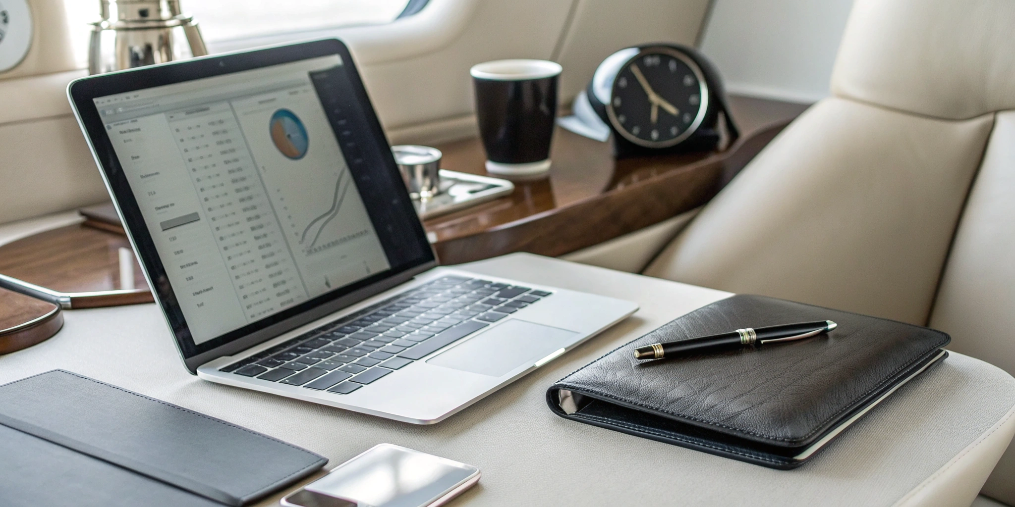 A security case management system dashboard on a laptop for tracking incidents.