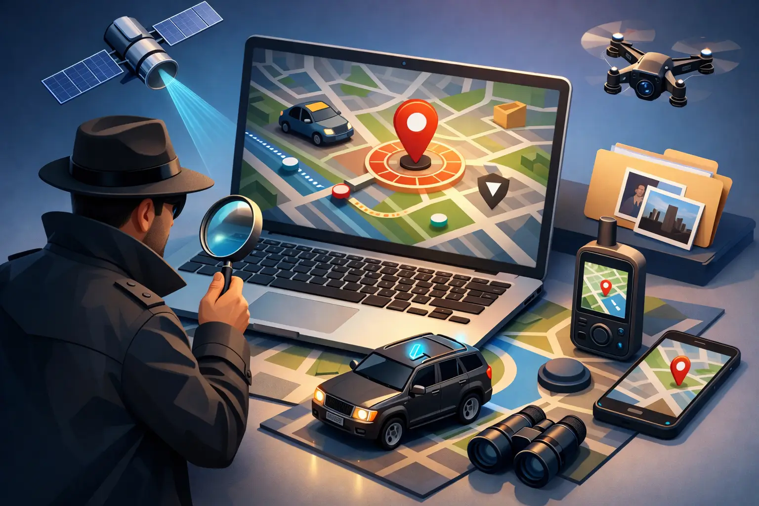 Investigator GPS Tracking Software That Fits Cases