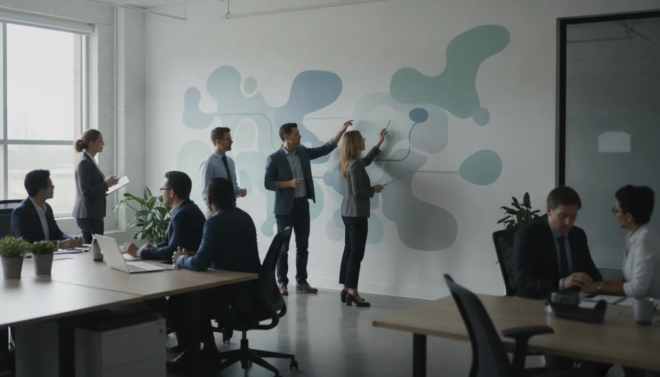 Investigation firm team reviewing a customizable case workflow