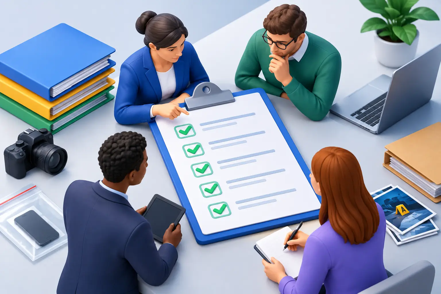 Evidence Management Checklist for Case Teams