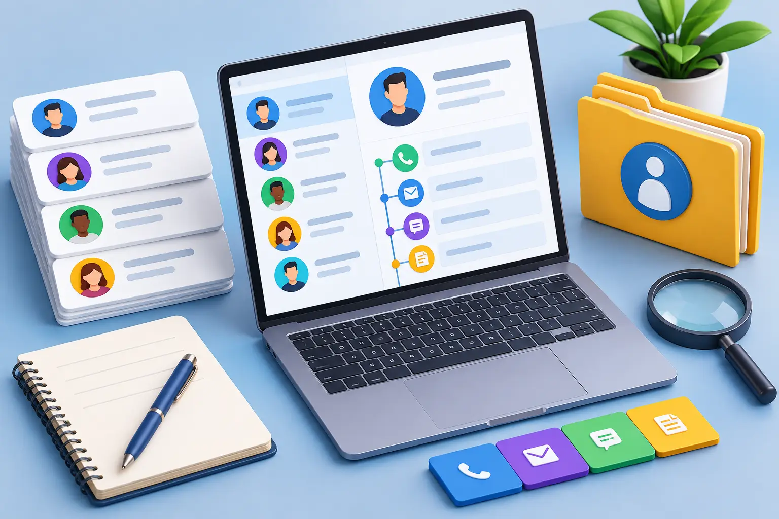 How to Organize Investigator Contact Histories